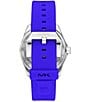 Color:Blue - Image 3 - Men's Maritime Three-Hand Date Blue Silicone Strap Watch