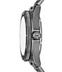 Color:Gunmetal - Image 2 - Men's Maritime Three-Hand Date Gunmetal Tone Stainless Steel Bracelet Watch