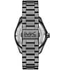 Color:Gunmetal - Image 3 - Men's Maritime Three-Hand Date Gunmetal Tone Stainless Steel Bracelet Watch