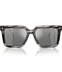 Michael Kors Men's MK2217U Abruzzo 55mm Square Sunglasses, Color:Black Horn - Image 2