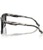 Michael Kors Men's MK2217U Abruzzo 55mm Square Sunglasses, Color:Black Horn - Image 3