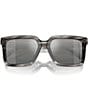 Michael Kors Men's MK2217U Abruzzo 55mm Square Sunglasses, Color:Black Horn - Image 5
