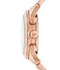 Color:Rose Gold - Image 2 - Men's Runway Chronograph Rose Gold-Tone Stainless Steel Bracelet Watch