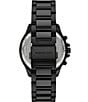 Michael Kors Men's Sage Chronograph Stainless Steel Watch, Color:Black - Image 3