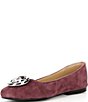 Michael Kors Milan Flex Suede Logo Ornament Ballet Flats - Image 4