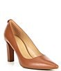 Color:Luggage - Image 1 - Milly Flex Leather Pumps