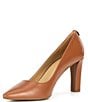 Color:Luggage - Image 4 - Milly Flex Leather Pumps