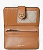 Michael Kors MK Charm Medium Tab Pocket Billfold Wallet, Color:Vanilla Acorn - Image 3