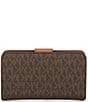 Michael Kors MK Charm Medium Tab Pocket Billfold Wallet, Color:Brown Acorn - Image 2