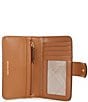 Michael Kors MK Charm Medium Tab Pocket Billfold Wallet, Color:Brown Acorn - Image 3