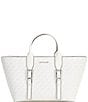 Michael Kors Moore Buckle Detail Small Satchel Bag, Color:Optic/Allum - Image 1