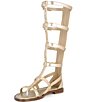 Michael Kors Noa Metallic Leather Studded High Gladiator Sandals - Image 4