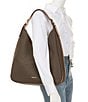 Michael Kors Nolita Large Slouch Hobo Shoulder Bag, Color:Brown/Acorn - Image 4