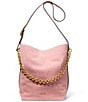 Michael Kors Nolita Large Suede Bucket Chain Shoulder Bag - Image 5