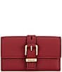 Michael Kors Nolita Medium Flap Trifold Wallet, Color:Mulberry - Image 1