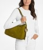 Michael Kors Nolita Medium Nubuck Shoulder Bag, Color:Pistachio - Image 3