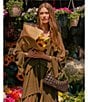Michael Kors Nolita Medium Woven Suede Chain Pouchette Shoulder Bag - Image 5