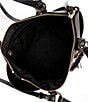 Color:Black - Image 3 - Sullivan Small Convertible Logo Charm Top Zip Tote Bag