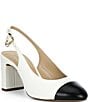 Michael Kors Piper Flex Slingback Kitten Heel Pumps - Image 1