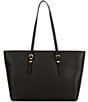 Michael Kors Quinn Large East-West Tote Bag, Color:Black - Image 2