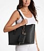 Michael Kors Quinn Large East-West Tote Bag, Color:Black - Image 4