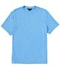 Color:Blueberry - Image 1 - Refine Slub Jersey Short Sleeve T-Shirt