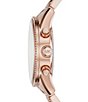 Color:Rose Gold - Image 2 - Ritz Chronograph & Date Bracelet Watch