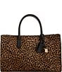 Michael Kors Scarlett Medium Cheetah Print Tote Bag, Color:Husk Multi - Image 1