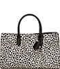 Michael Kors Scarlett Medium Cheetah Print Tote Bag, Color:Black Multi - Image 1