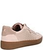 Color:Soft Pink - Image 2 - Scotty Lace Up Suede Sneakers