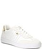 Color:Pale Gold Multi - Image 1 - Scotty Leather Lace Up Sneakers