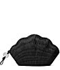 Michael Kors Shelly Small Rattan Shell Clutch - Image 1