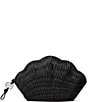 Michael Kors Shelly Small Rattan Shell Clutch - Image 1