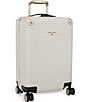 Color:Vanilla/Soft Pink - Image 1 - Signature Logo Small Travel Hardcase Trolley Suitcase