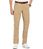 Color:Khaki - Image 1 - Slim-Fit Parker Stretch Flat Front Twill Pants