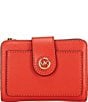 Michael Kors Small Tab Compact Pocket Wallet, Color:Burnt Sienna - Image 1