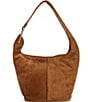 Michael Kors Sonny Medium Suede Hobo Bag, Color:Luggage - Image 2