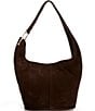 Michael Kors Sonny Medium Suede Hobo Bag, Color:Chocolate - Image 2