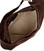 Michael Kors Sonny Medium Suede Hobo Bag, Color:Chocolate - Image 3