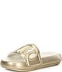 Color:Pale Gold - Image 4 - Splash Slide EVA Sandals