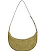 Michael Kors Avra Medium Suede Convertible Sling Crossbody Shoulder Bag, Color:Smokey Olive - Image 2