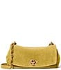 Michael Kors Small Bryant Suede Turnlock Convertible Slouchy Shoulder Bag - Image 1