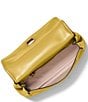 Michael Kors Small Bryant Suede Turnlock Convertible Slouchy Shoulder Bag - Image 3