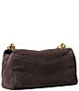 Michael Kors Suede Small Bryant Turnlock Convertible Chain Shoulder Bag - Image 2