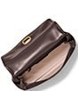 Michael Kors Suede Small Bryant Turnlock Convertible Chain Shoulder Bag - Image 3