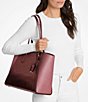 Michael Kors Taryn Large Multi Function Tote Bag, Color:Oxblood - Image 3