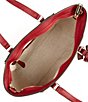 Michael Kors Taryn Small Convertible Top Zip Tote Crossbody Bag, Color:Deep Red - Image 3