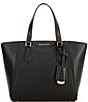 Michael Kors Taryn Small Convertible Top Zip Tote Crossbody Bag, Color:Black - Image 1