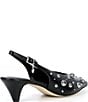 Michael Kors Tonya Studded Pointed Toe Kitten Heel Slingback Pumps - Image 2