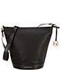 Color:Black - Image 1 - Townsend Medium Top Zip Bucket Crossbody Bag